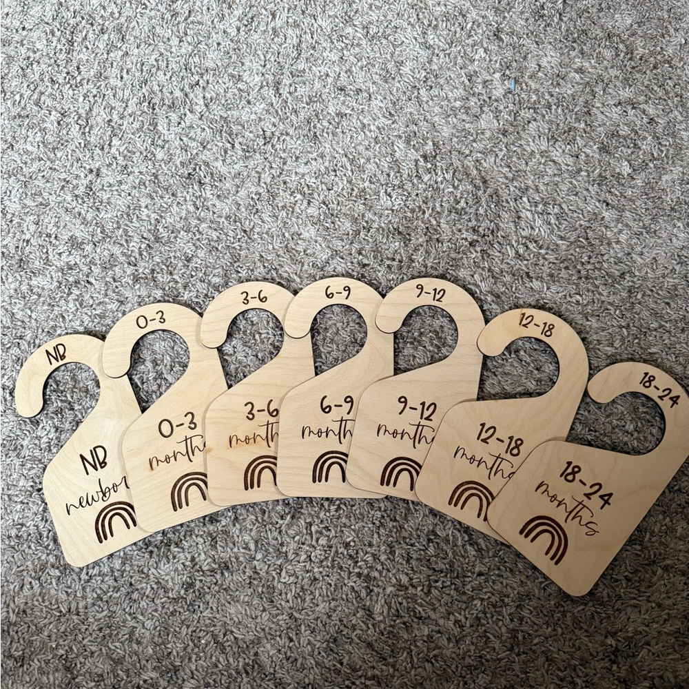 Wooden Baby Closet Dividers